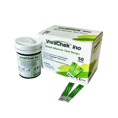 Picture of VivaChek Ino Blood Glucose 50 Test Strips