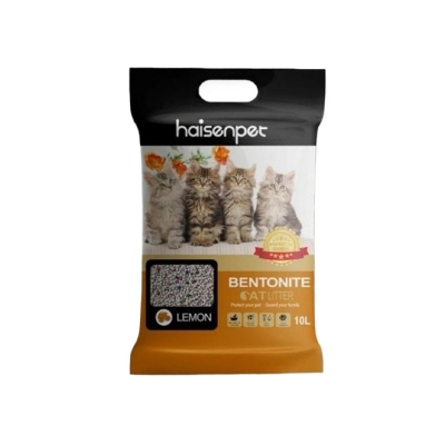 Picture of HaisenPet Bentonite Cat Litter Lemon 10 Ltr/Kg
