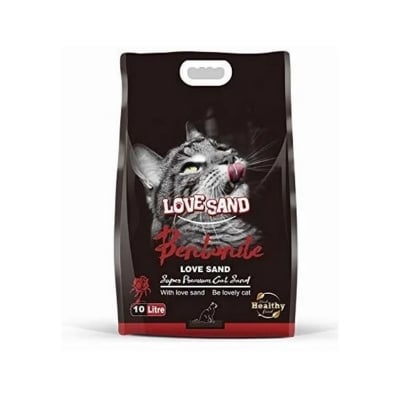 Picture of BENTONITE Clumping Love Sand Cat Litter Rose 10L