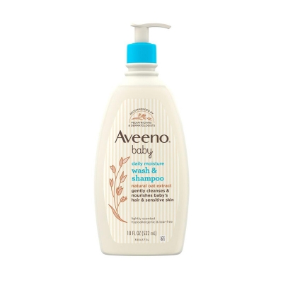 Picture of Aveeno Baby Daily Moistures Wash & Shampoo 532ml UK