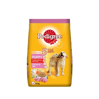 Picture of Pedigree Puppy Dry Dog Food Chicken and Milk Flavor 1.2 Kg Pack