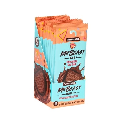 Picture of Feastables MrBeast Chocolate Sea Salt Bars