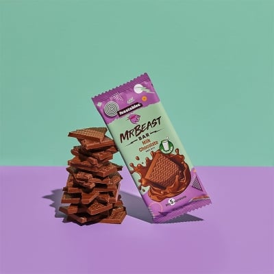 Picture of Mr Beast Feastables Milk Chocolate Bars, USA