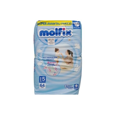 Picture of Molfix Baby Diaper Belt 5 Junior (11-18 kg) 64 Pcs Pack, Made in Turkey
