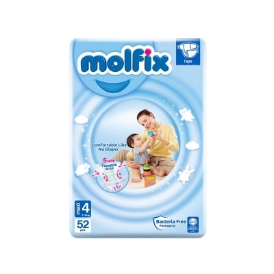 Picture of Molfix Baby Diaper Belt 4 Maxi 58 Pcs Pack, Turkey
