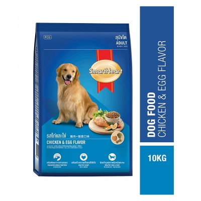 Picture of Smart Heart Adult Dry Dog Food Chicken & Egg Flavour 10Kg