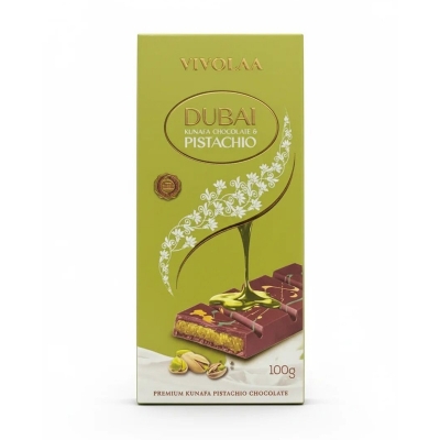 Picture of Dubai Kunafa Chocolate Pistachio 100gm Wholesale Express BD
