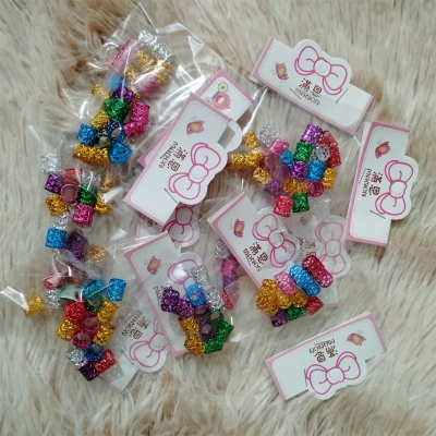 Picture of Mini Cute Hair Claws Clips For Girls Baby Colorful Oval Hair Clips For Children Clamp