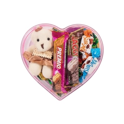 Picture of Milk Eclairs Love Gift Chocolate Box with mini Doll 200gm