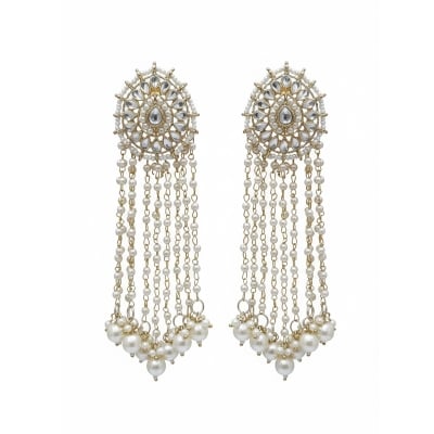 Picture of Exquisite Multani Handcrafted Earrings South Indian Inspired Traditional Bari Jewelry Ideal for Ethnic Wear & Special Occasions
