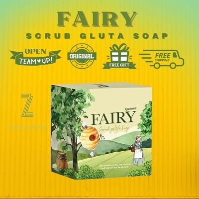 Picture of To use Fairy Scrub Gluta Soap, follow these steps: