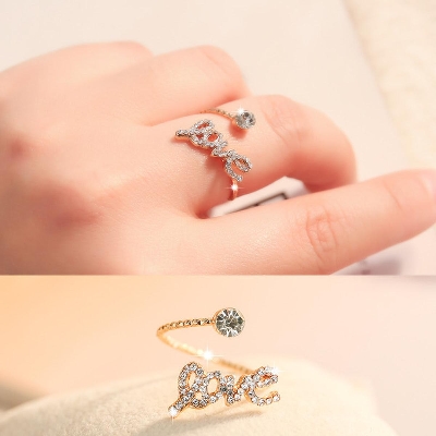 Picture of Simple Love Desing Finger Ring For Women/girls/Lady