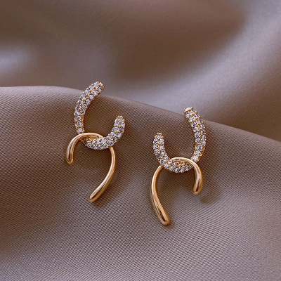Picture of Korea New Luxury Crystal Earrings for Women