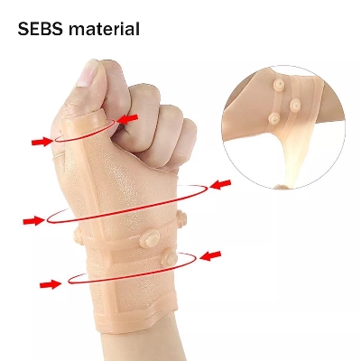 Picture of 1Pcs Golfer Silicone Magnetic Anti Arthritis Compression Therapy Gloves Rheumatoid Hand Pain Wrist Hand Support Strap Glove