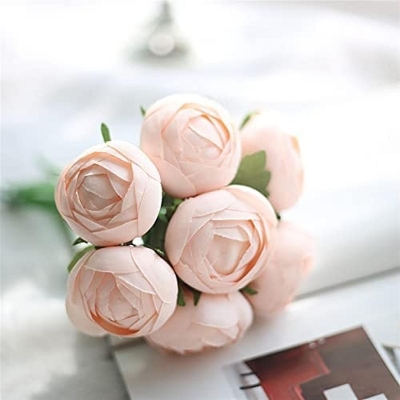 Picture of Artificial Flowers ,Bouquet of Flowers, Artificial Wedding Bouquet Flowers Peony Floral Wedding