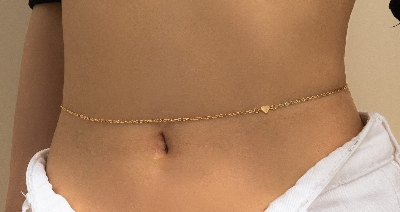 Picture of Fashion Belly Chain for Women Simple Design Body Jewelry