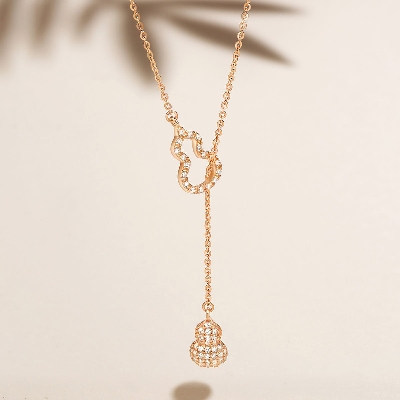Picture of Ensemble Yourself - Highly Durable - Sterling silver cubic zirconia pendant necklace - Sustainable Choice - Understated Sophistication