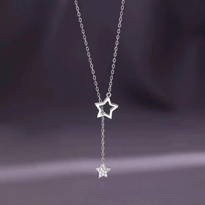 Picture of Refined Taste - Vintage Pearl Necklaces Women Elegant Charm French Romantic Style Clavicle Chain - Durabilty Assured - Elite Expression