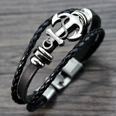 Picture of Stainless Steel Wrist Watch for Men – Silver And Black
