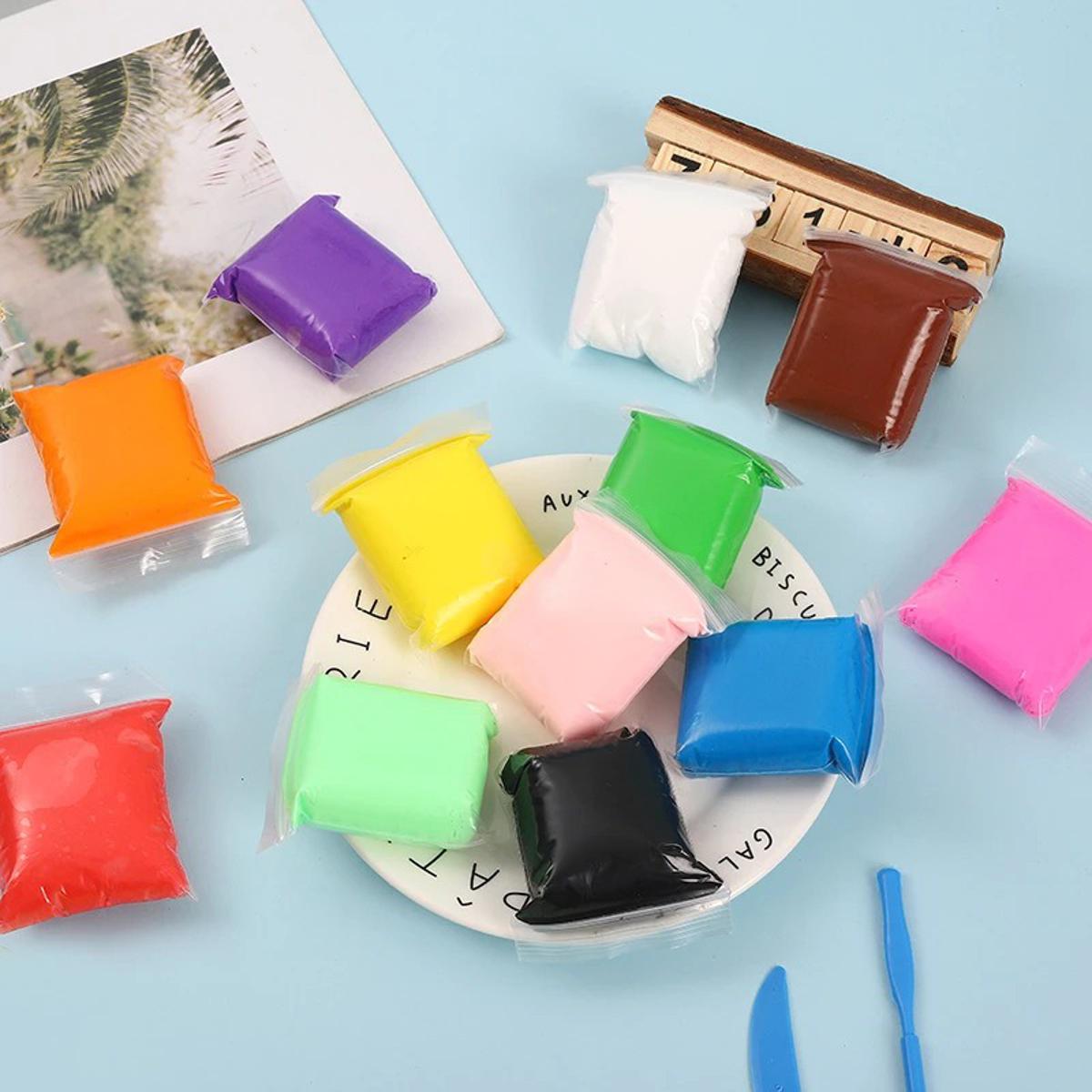 Picture of 12 Colors Set Super Light Clay with 3 Tools (1 pack)
