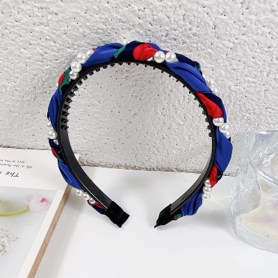 Picture of Athleisure - Avant Grade - Highly Sustainable - Korean Pearl Headband Hair Bands For Women - Durabilty Assured - Well Inspired & Crafted