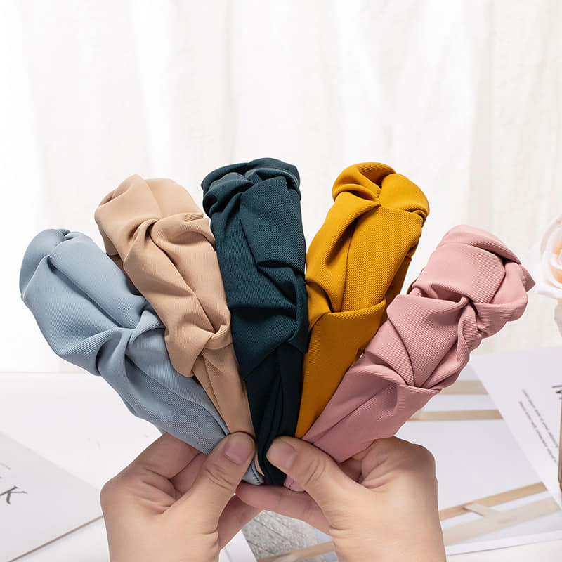 Picture of Korean Style Headband Floral Chiffon Hair Hoop For Women /Girls