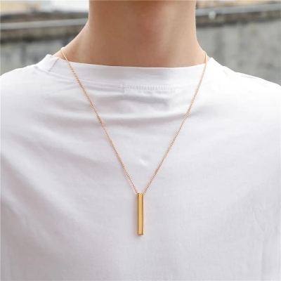 Picture of Athleisure - Avant Grade - Superb Quality - Men Fashion Jewellery Stainless Steel Necklaces Chain For Men - Trend and Needful