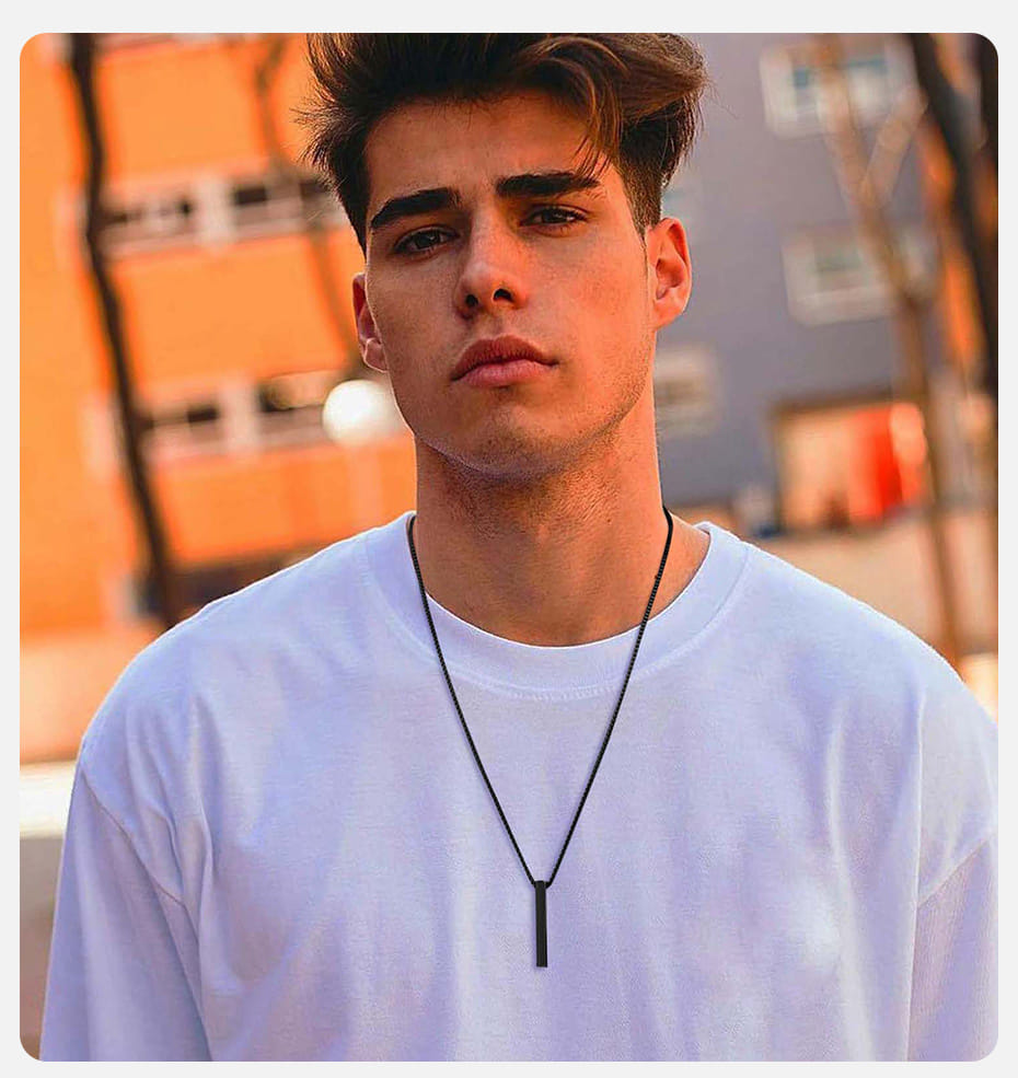 Picture of Athleisure - Avant Grade - Superb Quality - Men Fashion Jewellery Stainless Steel Necklaces Chain For Men - Trend and Needful
