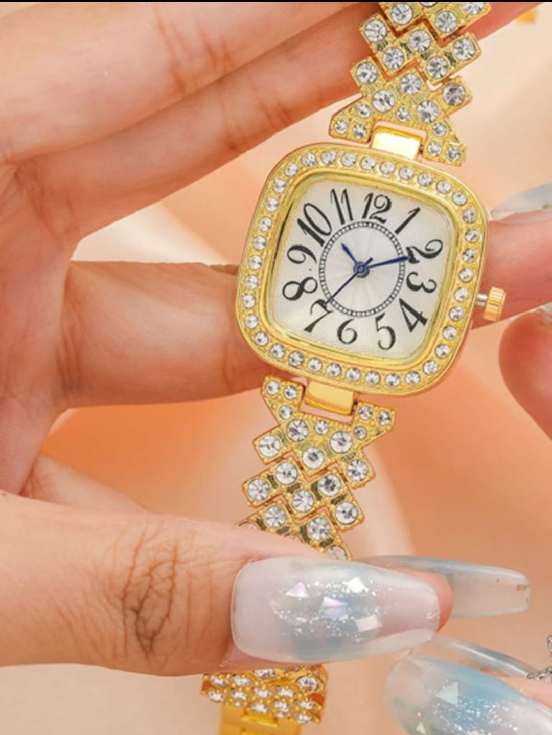 Picture of Luxury Stainless Steel  Stylish  Watch For Girls Women New