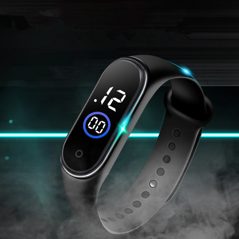 Picture of Men's LED Digital Watches Silicone Sport Electronic Wrist Watch Waterproof Watches