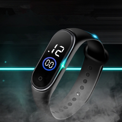 Picture of Men's LED Digital Watches Silicone Sport Electronic Wrist Watch Waterproof Watches