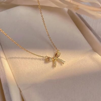 Picture of Cute Slim Chain Necklace Neck Jewelry Chain Locket for Women Girls