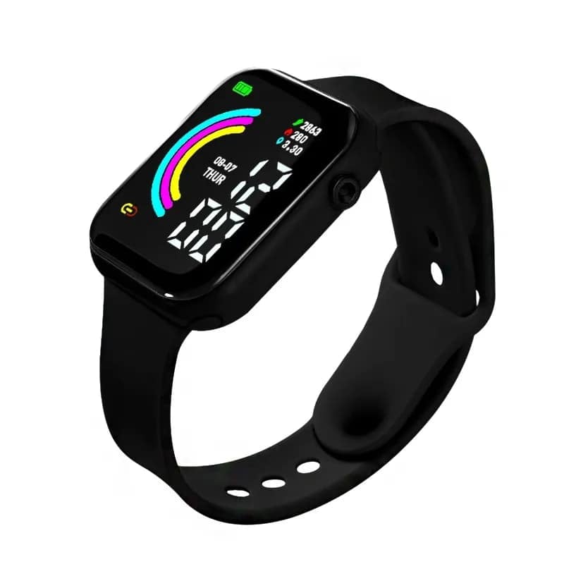 Picture of New Digital Wristwatch Sports Automatic Watch for Men Women LED Ladies Electronic Watches