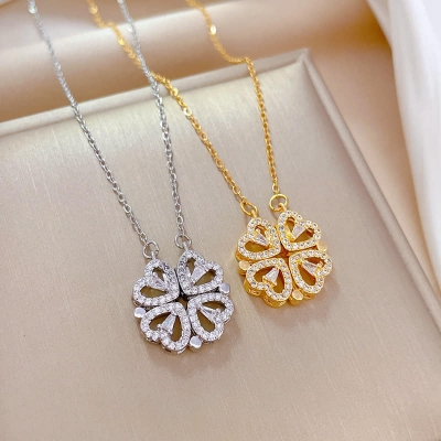 Picture of Fashion Star Love Choker Necklace Women Pendant Necklace Jewelry New Year Gifts Necklace For Women