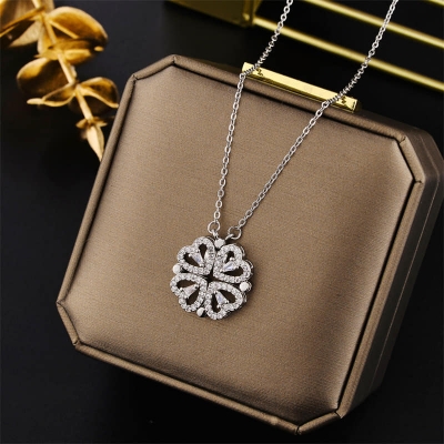 Picture of Fashion Star Love Choker Necklace Women Pendant Necklace Jewelry New Year Gifts Necklace For Women