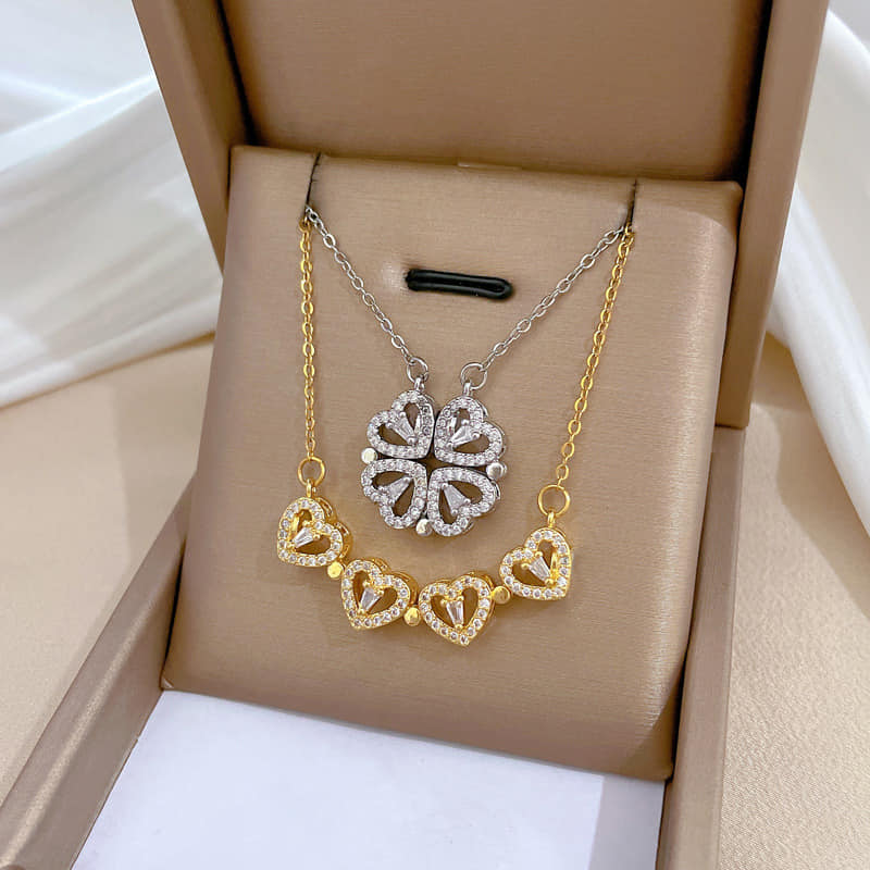 Picture of Fashion Star Love Choker Necklace Women Pendant Necklace Jewelry New Year Gifts Necklace For Women