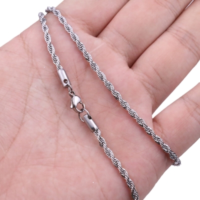 Picture of Men Fashion Jewellery Stainless Steel Necklaces Chain For Men