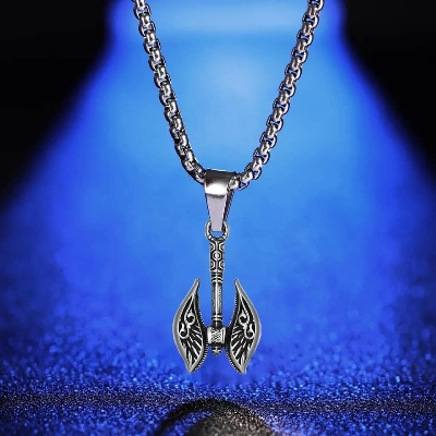 Picture of New Geometry Stainless Steel Fashion Necklace For Men