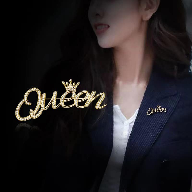 Picture of Queen Brooch Hijab Safety Pin for Girls and Women's\