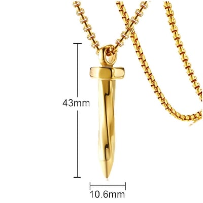 Picture of New High Quality Fashion Jewellery Stainless Steel Chain Necklace For Men /Gift for Men/Boys