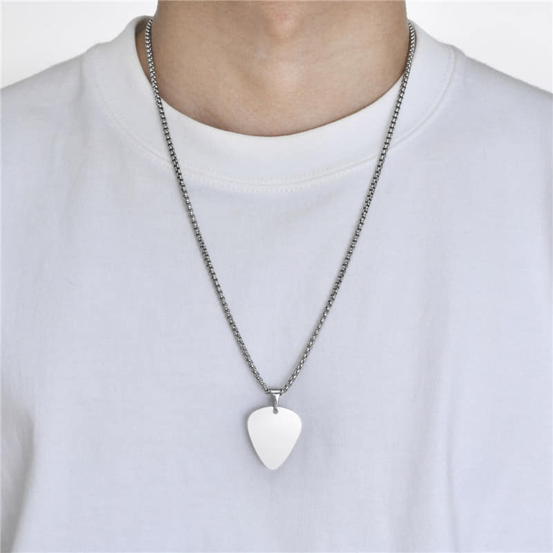 Picture of Best Friends Panda Necklace Broken Heart Pendant Charm Friendship  Relationship Jewelry Titanium Steel Chain Necklace For Men