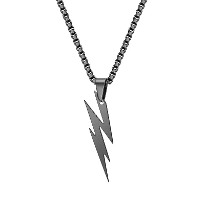 Picture of New Black  Color Stainless Steel Link Chain Fashion Jewelry Chain For Men/ Gift for Men/Boys