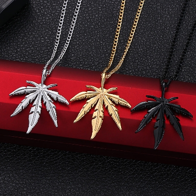 Picture of Men Pendants Silver Black Golden Color Stainless Steel Link Chain Fashion Jewelry Chain For Men/ Boys Gifts