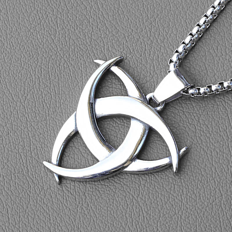 Picture of New Pendant Necklace For Men Stainless Steel Chain Necklace For Men