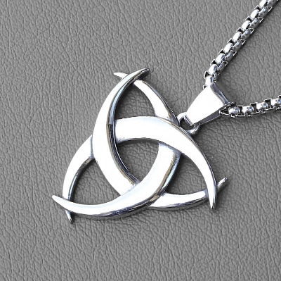 Picture of New Pendant Necklace For Men Stainless Steel Chain Necklace For Men