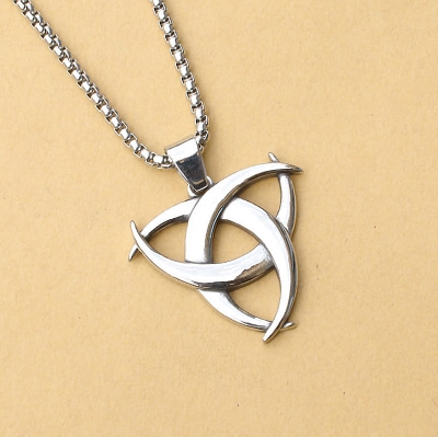 Picture of New Pendant Necklace For Men Stainless Steel Chain Necklace For Men