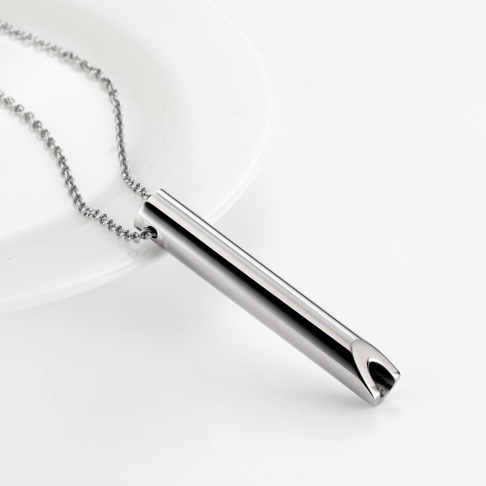 Picture of Silver Color  Breathing Necklace Metal Chain for Men