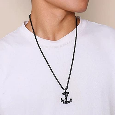 Picture of Man Necklaces Chain Pendants Unique Fashion Jewelry Gift For Men