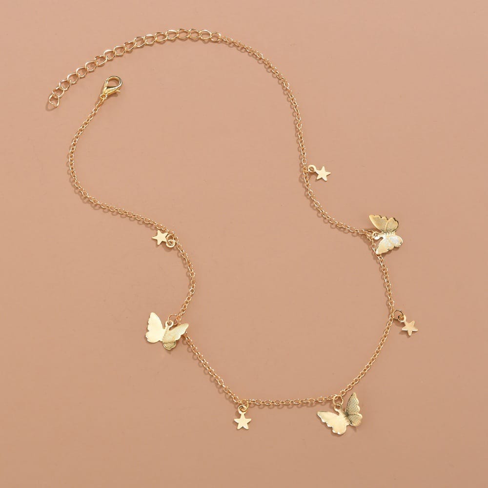 Picture of Cute Zircon Butterfly  Necklace for Women