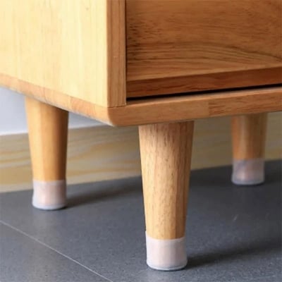 Picture of Furniture Silicon Protection Cover, Chair Leg Caps Silicone Floor Protector Round Furniture Table Feet Cover, Anti-Slip Chair Leg Feet Covers, Prevents Scratches & Reduce Noise
